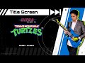 Teenage Mutant Ninja Turtles NES Title Screen Rock Cover