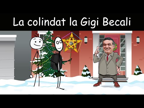 LA COLINDAT: Cu Steaua La Gigi Becali