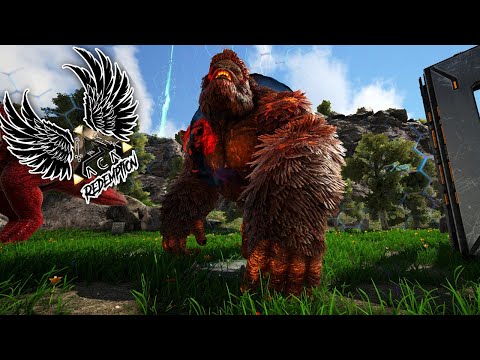 DOMAMOS O MACACO BOSS!!! ep.24 - ARK ACA REDEMPTION VOLCANO