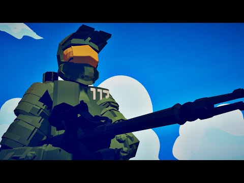 MASTER CHIEF VS UNITS IN TABS | Totally Accurate Battle Simulator