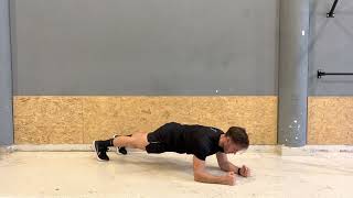 Front Plank + Leg Lift