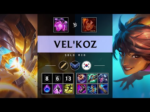 Vel'Koz Mid vs Taliyah - KR Diamond Patch 25.14