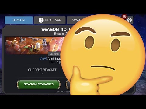 SHOULD THIS ALLIANCE WAR SEASON BE CANCELED??