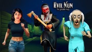 Mad Granny & Mahi Escaped From Evil Nun's School