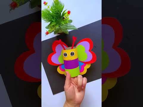Easy Paper Peacock Craft | DIY Peacock Fan | Kids Paper Craft Idea #papercraft #shorts #trending