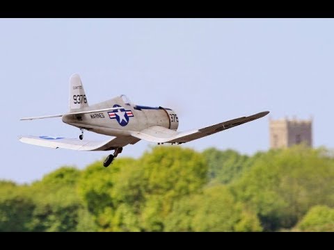 WW2 FIGHTERS DISPLAY AT THE LMA RAF TIBENHAM RC SHOW - 2018