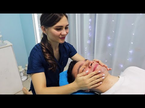 ASMR Soft Head and Face Massage