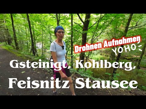 Gsteinigt, Feisnitz Stausee und Kohlberg bei Arzberg - Mit Drohnen Aufnahmen