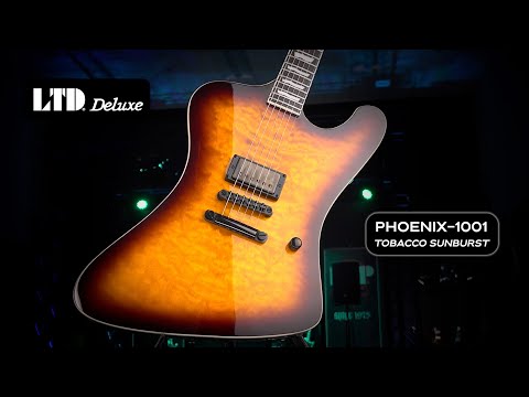 ESP LTD Phoenix-1001 QM Tobacco Sunburst image 5