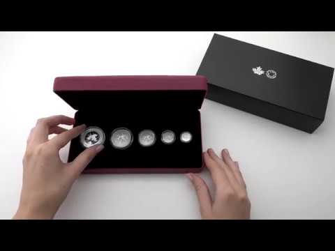 Unboxing with Pure Silver 5-Coin Maple Leaf Fractional Set - A Bicentennial Celebration