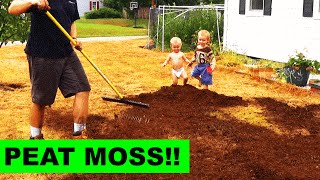 Top Dressing your Grass Seed with Peat Moss