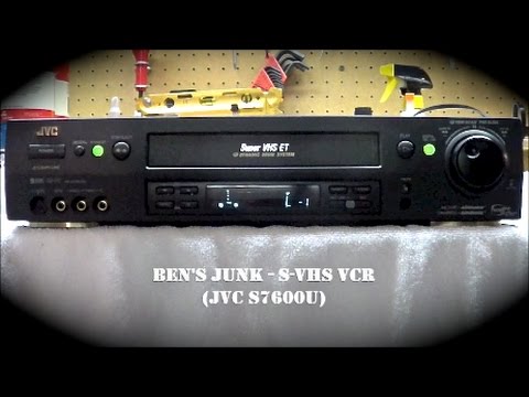 Oddity Archive: Episode 65.5 - Ben's Junk: S-VHS VCR (JVC S7600U)