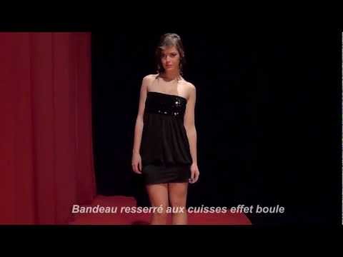Robe de Soirée Sexy Noire à paillettes - Indécence des Sens