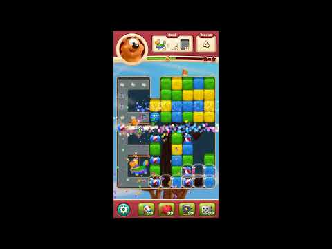 Toon Blast Level 8410 - NO BOOSTERS 🐻🐺🐱 | SKILLGAMING ✔️