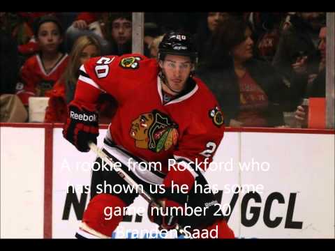 2012-2013 Chicago Blackhawks Roster