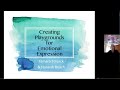 Creating Playgrounds for Emotional Expression (May 22, 2020)