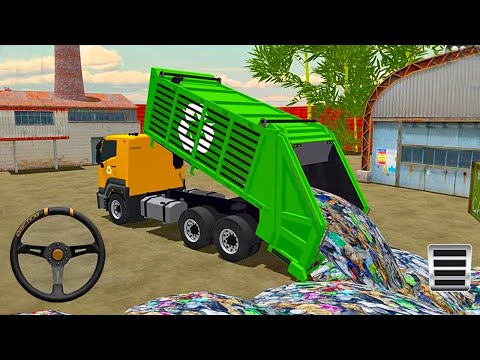 Offroad Garbage Truck: Dump Truck Driving Games - Android Gameplay