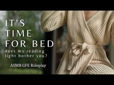 ASMR GFE Sleep Aid | Girlfriend reads her book next to you in bed | Heart Beats and Breathing