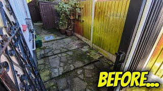 Preview of What a DANGER! 50 YEARS of GRIME! We Cleaned Edna’s Patio for Free….