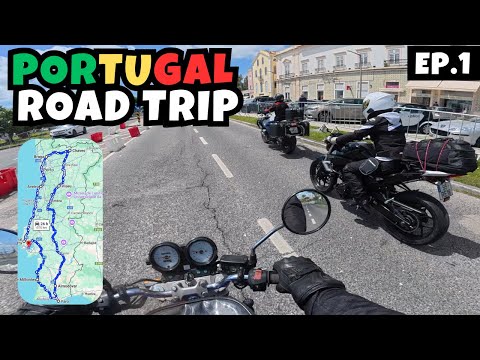 PORTUGAL ROAD TRIP | DAY 1 OF 7 | ROAD TO ESTRADA NACIONAL 2 ON A BIKE
