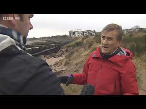 Monifieth Coastal Defences on BBC Reporting Scotland 5/1/18