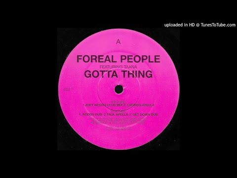 Foreal People feat. Taana - Gotta Thing (Rodox Dub) (2001)