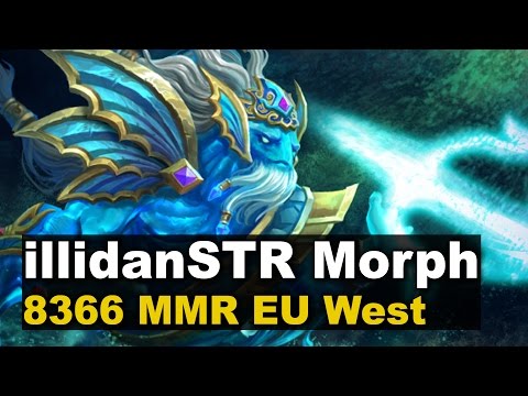IllidanSTR Morphling 8366 MMR EU West Dota 2
