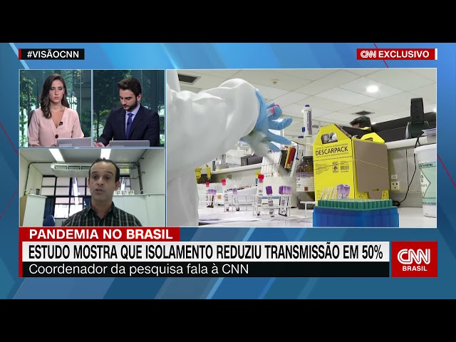 Isolamento social reduziu em 50% contágio da Covid-19 no Brasil, revela estudo