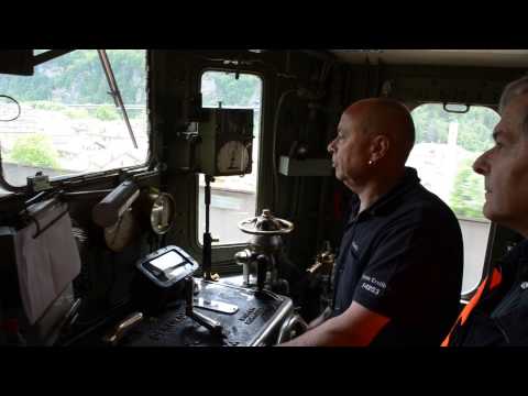 Krokodil Führerstandsfahrt am Gotthard 16.5.2014