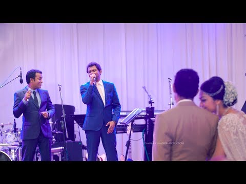 Bathiya N Santhush | Surprise | Pubudu and Mashi Wedding | Adaraya Ayai |ආදරය ඇයයි  Song