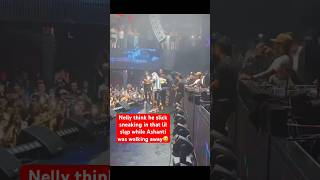 Nelly thought we ain’t see what he did to Ashanti🤭  #nelly #ashanti