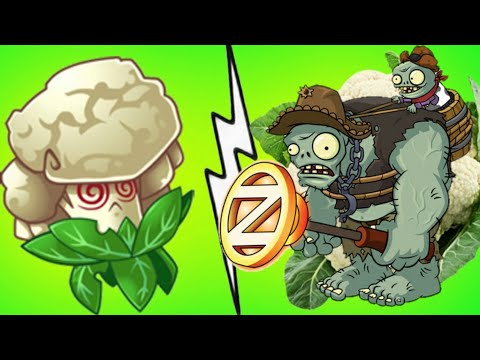 Caulipower HYPNO vs Gargantuars | EPIC Quest | Plants vs Zombies 2
