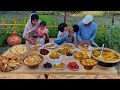 Village LIVING IFTAR CHICKEN BIRIYANI And Traditional CHAI BREAD For Sehri Chai Bake In Mud Ovon LI