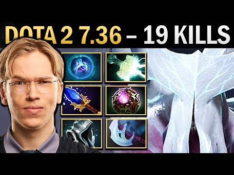 Faceless Void Gameplay Topson with 19 Kills and Manta - Dota 2 7.36