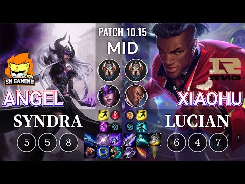 SN Angel Syndra vs RNG Xiaohu Lucian Mid - KR Patch 10.15