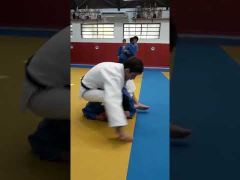Marcelo Contini passando sua técnica favorita no né-wasaza (chão)