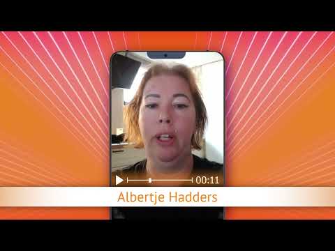 TV Oranje app videoboodschap - Albertje Hadders