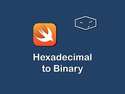 hexadecimal to binary in swift 3