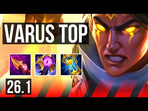 VARUS vs RENEKTON (TOP) | 6k gold comeback, 44K damage | EUW Master | 26.1