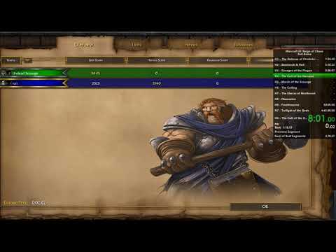 Warcraft 3: Reign of Chaos full game speedrun in 4:22:51 (4:17:55 IGT)