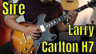 Video thumbnail for Sire Larry Carlton H7 Review, Demo & Comparison with Epiphone by Johnny Cox Guitar & Bass School