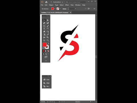 Illustrator Tutorial | S Letter Logo Design | How to make logo design in Adobe Illustrator CC