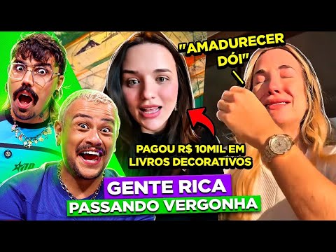 REAGINDO À GENTE RICA PASSANDO VERGONHA NA INTERNET #3 | Diva Depressão