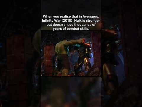 When Hulk met Thanos | Hulk VS Thanos #infinitywar #marvel #mcu #shorts
