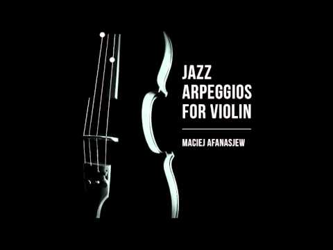 Pasaże jazzowe na skrzypce, podkład nr 24 | Jazz arpeggios for violin, backing track nr 24