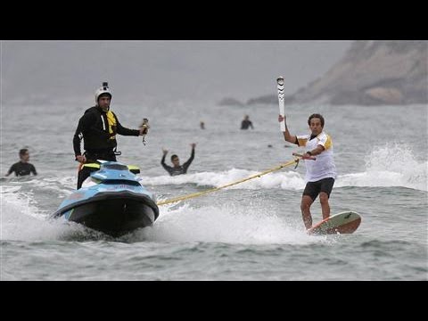 Olympic Torch Arrives in Rio