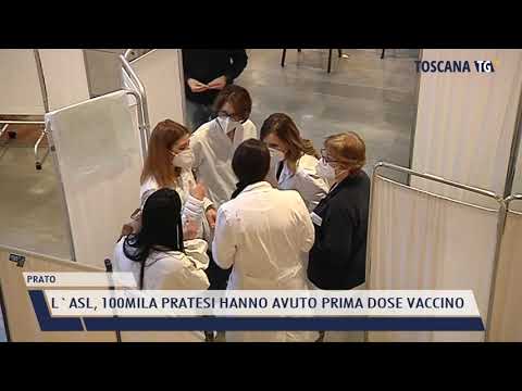 2021-05-18 PRATO - L'ASL, 100MILA PRATESI HANNO AVUTO PRIMA DOSE VACCINO
