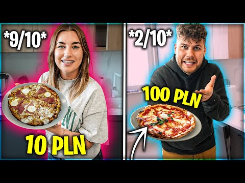 PIZZA FOR 10 ZLOTY vs FOR 100 ZLOTY!