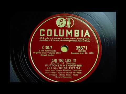 FLETCHER HENDERSON and his ORCHESTRA { CAN YOU TAKE IT? } 1933.