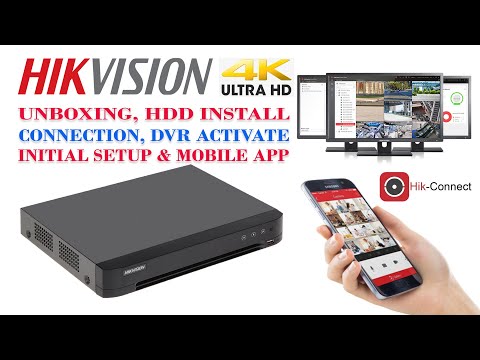 HIKVISION 4/8/16 Channel DVR